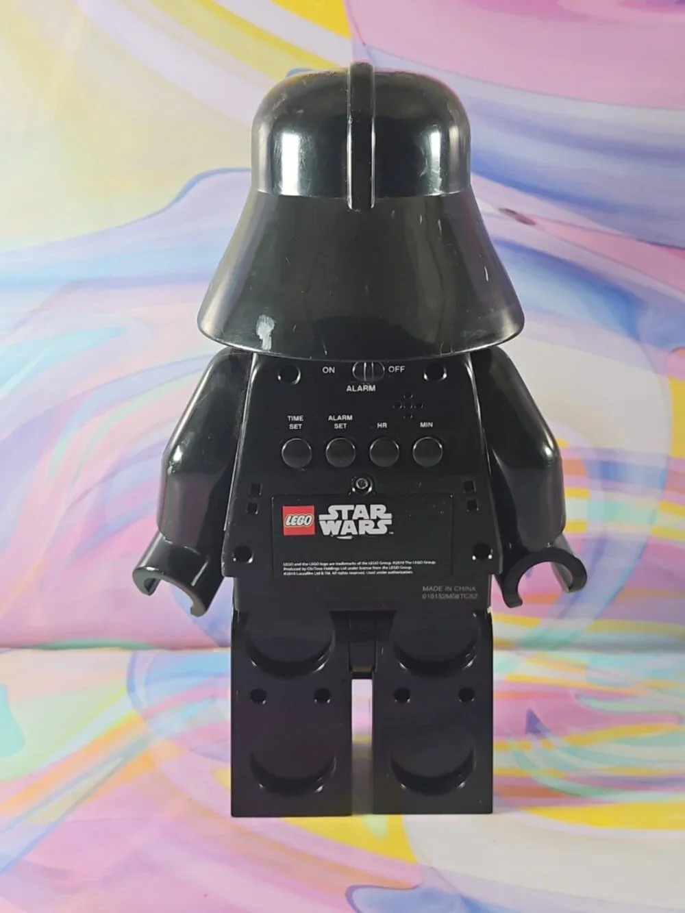 LEGO Star Wars Darth Vader Alarm Clock, 9'' Poseable, Tested/Works